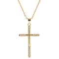 Stilsäkert Kors Halsband Guld
