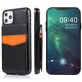 iPhone 12 Pro - Effektfullt LEMAN Skal med Korthållare Svart