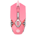 Miniatyrbild 2 av 2: Elegant Gamingmus Silent LED Ergonomisk Rosa Rosa