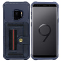 Pikkukuva 4 / 11: Samsung Galaxy S9 - Stilrent Skyddsskal med Kortfack Svart