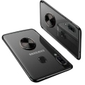 Miniatyrbillede 6 af 11: Samsung Galaxy A40 - Skyddande Silikonskal med Ringh�llare Silver