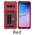 Miniatyrbillede 9 af 11: Samsung Galaxy S10E - Skyddande Skal med Kortfack Blå