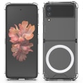 Miniatyrbillede 8 af 8: Samsung Galaxy Z Flip 4 - Magnetiskt Skyddsskal Genomskinlig