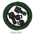 Miniatyrbild 1 av 11: Elastiska Skosnören (Inklusive Dragsko) Längd: 100cm Mörkgrön