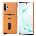 Miniatyrbilde 7 av 11: Samsung Galaxy Note10+ - Professionellt Skal med Kortfack LEMAN Svart