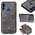 Miniatyrbillede 4 af 11: Huawei P Smart Z - Retro Skal med Korthållare Ljusbrun