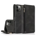 Miniatyrbillede 1 af 11: iPhone 12 Pro - Plånboksfodral (FLOVEME) Svart