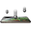 Pikkukuva 7 / 11: iPhone XR Full Clear 2.5D Skärmskydd 9H 0,3mm Transparent/Genomskinlig