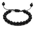 Pikkukuva 4 / 11: Hållbart Stenkulors Armband Black Lava