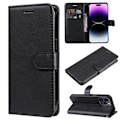 Miniatyrbillede 1 af 11: iPhone 14 Pro - FLOVEME Pl�nboksfodral Svart