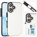 Miniatyrbilde 5 av 11: iPhone 16 Plus - Lyxigt Plånboksskal för Maximal Stil och Funktion Mörkblå