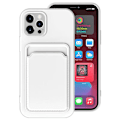 Pikkukuva 7 / 11: iPhone 15 Pro Max - Simpelt och Praktiskt Skal med Korthållare Vinröd / Plommon