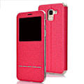 Miniatyrbillede 8 af 9: Smartfodral med Fönster & Svarsfunktion till Samsung Galaxy J6 Rosa Rosa