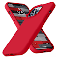 Miniatyrbild 1 av 11: iPhone 14 Pro Max - Kraftfullt Tunt Skyddande Skal (LEMAN) Röd