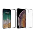 Pikkukuva 1 / 11: iPhone 11 - Stötdämpande Silikonskal med Skärmskydd Transparent