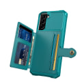 Miniatyrbilde 7 av 11: Samsung Galaxy S21 - Skyddsskal med Korthållare Blå