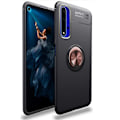 Pikkukuva 2 / 11: Huawei Nova 5T - Praktiskt Skal med Ringhållare Svart/Blå