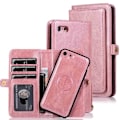 Pikkukuva 1 / 11: iPhone 7 - Dubbelfunktions Plånboksfodral Roséguld