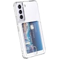 Pikkukuva 5 / 11: Stötdämpande Skal med Korthållare för Samsung Galaxy S24+ Transparent