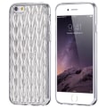 Miniatyrbild 4 av 4: iPhone 6/6S - Stilrent Luxury Silikonskal från CRYSTAL (ORGINAL) Silver/Grå