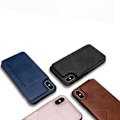 Pikkukuva 5 / 8: iPhone XR - Stilrent Skal med Kortfack (HANMAN) Mörkblå