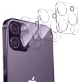 Miniatyrbilde 2 av 10: 3-PAK Kameralinsskydd Standard HD 0,3mm iPhone 14 Pro Max Transparent