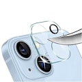 Miniatyrbillede 10 af 10: iPhone 15 Kameralinsskydd Standard HD 0,3mm Transparent