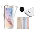 Miniatyrbild 2 av 7: Samsung Galaxy J3 2017 Dubbelt Silikonfodral (TOUCHFUNKTION) Blå