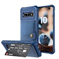Miniatyrbillede 4 af 11: Samsung Galaxy S10 - Praktisk Smart Cover med kortrum Svart
