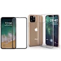 Pikkukuva 3 / 11: iPhone 11 - Stötdämpande Silikonskal med Skärmskydd Transparent