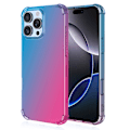 Pikkukuva 2 / 11: iPhone 16 Pro Max - Stilrent Smart Skyddsskal i Gradient Silikon Blå/Rosa