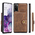 Miniatyrbilde 1 av 11: Samsung Galaxy S20 FE - Skal med Kortfack i Lyxig design Brun