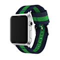 Pikkukuva 1 / 11: Stilrent Armband i Nylon till Apple Watch 42mm 3/2/1 Blå/Grön