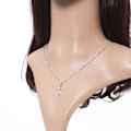 Miniatyrbillede 4 af 5: Exklusivt Hög Kvalitet Kors Halsband Silver