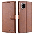 Miniatyrbillede 1 af 11: Samsung Galaxy A12 - Praktisk AZNS Wallet Case Brun