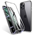 Pikkukuva 8 / 11: iPhone 11 Pro Max - Skyddande Heltäckande Magnetiskt Skal Silver