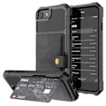 Miniatyrbild 1 av 11: iPhone 8 - Exklusivt Skal med Kortfack Svart
