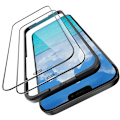 Pikkukuva 7 / 11: iPhone 12 Mini Skärmskydd 2.5D 9H 0,3mm Transparent Svart