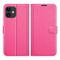 Pikkukuva 7 / 11: iPhone 12 - NKOBEE Plånboksfodral Röd