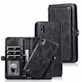 Pikkukuva 5 / 11: Samsung Galaxy A10 - Exklusivt Praktiskt Plånboksfodral DarkGreen Mörkgrön