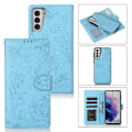 Miniatyrbillede 1 af 11: Samsung Galaxy S21 - LEMAN Wallet etui Ljusblå