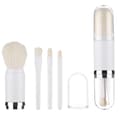 4in1 Makeup Borstset Läppblandning / Ögonskuggor Vit/Silver