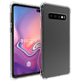 Miniatyrbild 1 av 9: Samsung Galaxy S10 - Tunt Silikonskal med Airbagfunktion Transparent/Genomskinlig