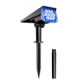 Miniatyrbilde 3 av 11: Solcells Utomhusbelysning Solpanel Vit