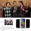 Miniatyrbilde 9 av 11: 2-PACK Anti Spy härdat glas skärmskydd för Samsung Galaxy A55 5G Transparent