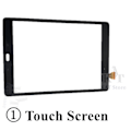 Miniatyrbillede 11 af 11: Touchscreen & Hemknapp iPad 7/8 2019/2020 10.2" Svart