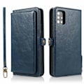 Miniatyrbillede 1 af 11: Samsung Galaxy A71 - Tankevækkende pung etui Mörkblå