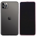 Pikkukuva 2 / 11: Skärmskydd 3D Aluminiumram iPhone 11 Pro Max 4-PACK Röd