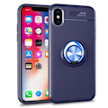 Miniatyrbild 1 av 11: iPhone XR - AUTO FOCUS - Skal med Ringhållare Blå/Blå