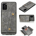 Miniatyrbilde 1 av 11: Huawei P40 - Retro Skal med Korthållare Grå